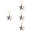 4Pièces Colliers Étoile Marine Décoratifs 8