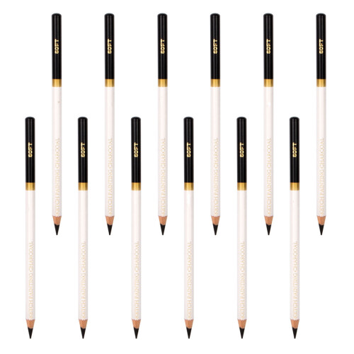 36Pièces Crayons Sketch Graphite Multi Robustes Confortables 2
