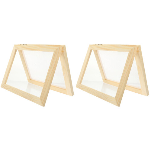 2Pièces Cadres En Bois DIY Pour Fabrication , Écran Résistant 1
