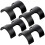 12Pièces De Conversion Guidon En Alliage Aluminium Noir 1