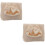 2Ensembles D'emballage Bébé Polyester Bandeau 6