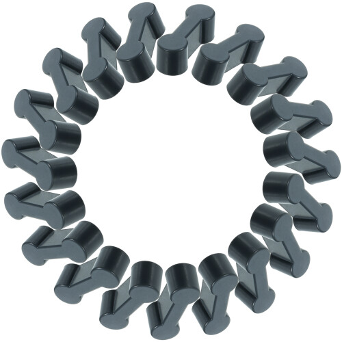 100Pièces Connecteurs De Rails De Train Plastique Gris Pour Jouets