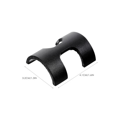 12Pièces De Conversion Guidon En Alliage Aluminium Noir 2