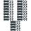100Pièces Connecteurs De Rails De Train Plastique Gris Pour Jouets 9