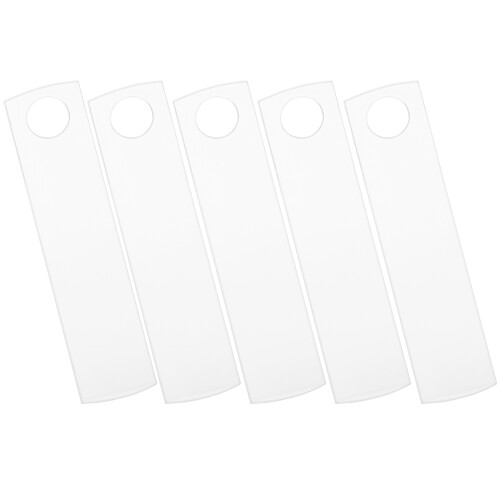 20Pièces Plaques Nom Sublimation Transparentes Durables 1