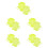 10Pièces Mitaines Natation Enfants Silicone Vert Clair Renforcement 8