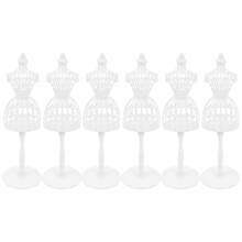 18Pièces Présentoir Vêtements Mini Mannequin Support