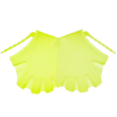 10Pièces Mitaines Natation Enfants Silicone Vert Clair Renforcement 2