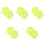 10Pièces Mitaines Natation Enfants Silicone Vert Clair Renforcement 5