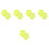 10Pièces Mitaines Natation Enfants Silicone Vert Clair Renforcement 6