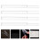 4Paires Clips De Feuille Clair En , Tenue Durable 10