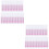 50Pièces Colle Ongles Press-on Transparent Usage Et 4