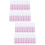 50Pièces Colle Ongles Press-on Transparent Usage Et 5