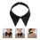 2Pièces Col Factice Mousseline Noir Détachable Pour Blouse Pull 9
