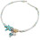 2Pièces Bracelet Argent Cadeau Plage Élégant 9