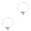 2Pièces Bracelet Argent Cadeau Plage Élégant 2