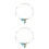 2Pièces Bracelet Argent Cadeau Plage Élégant 4