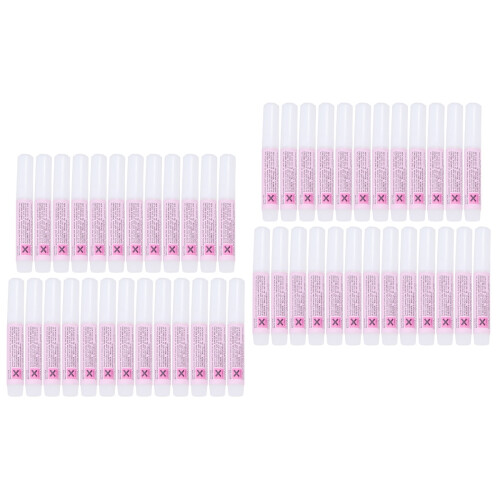 50Pièces Colle Ongles Press-on Transparent Usage Et 2
