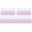 50Pièces Colle Ongles Press-on Transparent Usage Et 2