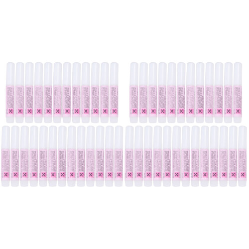 50Pièces Colle Ongles Press-on Transparent Usage Et 1