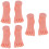 6Pcs Professional Foot Model Nail Art Practice Tool for Manicure 7