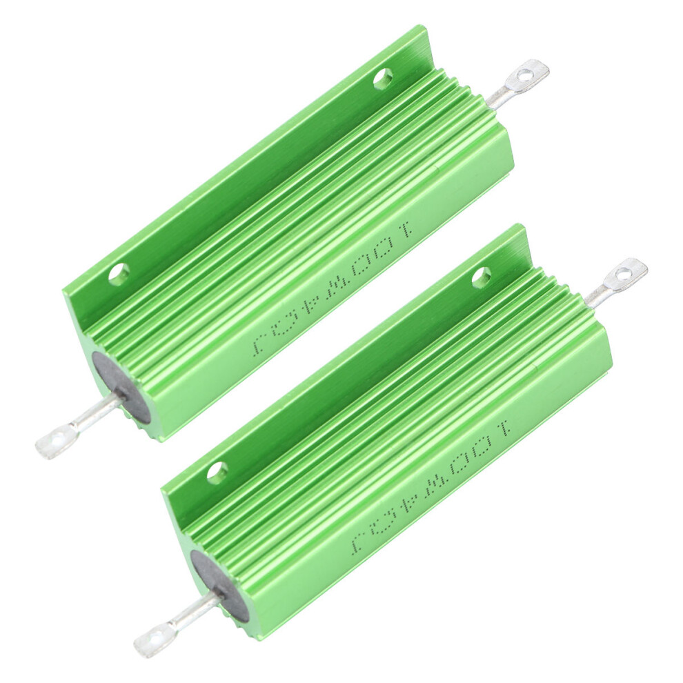 4Pcs Green 4 Ohm 100W Aluminum Housed Wirewound Power Resistors 3032364487743