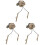 3Pcs Rail for Outdoor Use Light Brown Fast Rail 19-21Mm Adapter 2