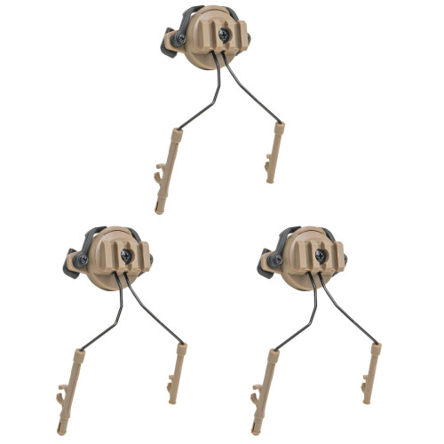 3Pcs Rail for Outdoor Use Light Brown Fast Rail 19-21Mm Adapter 1