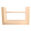 2Pcs Wooden Wool Spool Rack Light Brown Embroidery Thread Holder 1