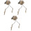 3Pcs Rail for Outdoor Use Light Brown Fast Rail 19-21Mm Adapter 3