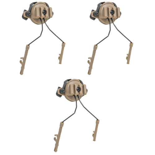3Pcs Rail for Outdoor Use Light Brown Fast Rail 19-21Mm Adapter 2