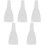 5Pièces Housse Guitare PVC Transparente, Protection 5