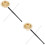 2Sets Durable Copper Yin Qing Buddhist Musical Instrument for Ceremony 6