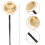 2Sets Durable Copper Yin Qing Buddhist Musical Instrument for Ceremony 8