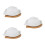 3Pcs Ceramic Butter Storage Plate White for Home Tableware 11