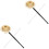 2Sets Durable Copper Yin Qing Buddhist Musical Instrument for Ceremony 3