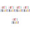 45Pcs Elastic DIY Straps Assorted Colors for Crafting and Apparel Use 4