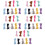 45Pcs Elastic DIY Straps Assorted Colors for Crafting and Apparel Use 7
