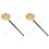2Sets Durable Copper Yin Qing Buddhist Musical Instrument for Ceremony 2