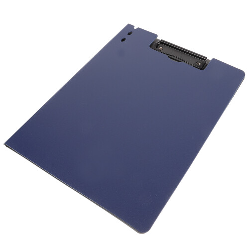 4Pcs Dark Blue Portable Clipboards for Office Students Writing Boards