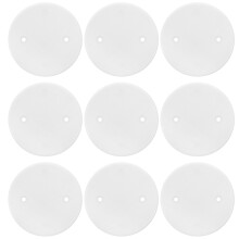 120Pcs White Blank Wall Plates Durable Flame-Retardant Outlet Covers