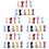 45Pcs Elastic DIY Straps Assorted Colors for Crafting and Apparel Use 6