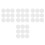 120Pcs White Blank Wall Plates Durable Flame-Retardant Outlet Covers 5