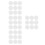 120Pcs White Blank Wall Plates Durable Flame-Retardant Outlet Covers 6