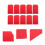 30Pcs Red Office File Envelopes Practical Paper Bags for Documents 11