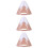 3Pcs Pink Hamster Hideout House Durable Small Pet Bed Comfortable Nest 10