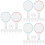 36Pcs Handheld Dry Erase Boards Assorted Color Foam Small Whiteboards 8