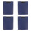 4Pcs Dark Blue Portable Clipboards for Office Students Writing Boards 7