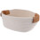 2Pcs Small White Woven Rope Baskets for Bathroom and Nursery Storage 1