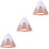 3Pcs Pink Hamster Hideout House Durable Small Pet Bed Comfortable Nest 7